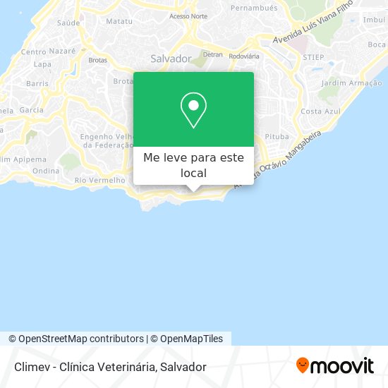 Climev - Clínica Veterinária mapa