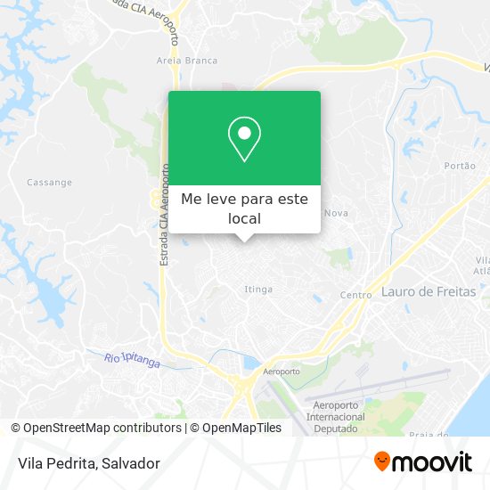 Vila Pedrita mapa