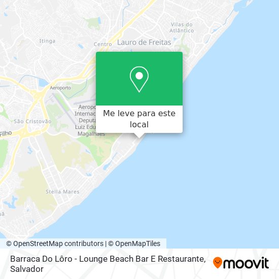Barraca Do Lôro - Lounge Beach Bar E Restaurante mapa