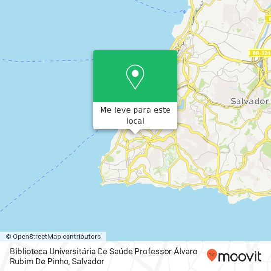 Biblioteca Universitária De Saúde Professor Álvaro Rubim De Pinho mapa
