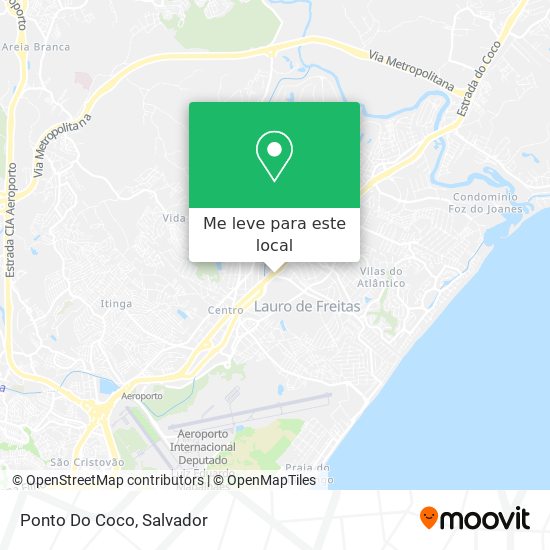 Ponto Do Coco mapa