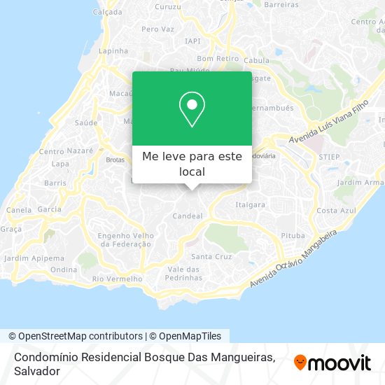 Condomínio Residencial Bosque Das Mangueiras mapa