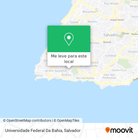 Universidade Federal Da Bahia mapa