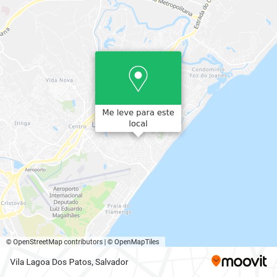 Vila Lagoa Dos Patos mapa