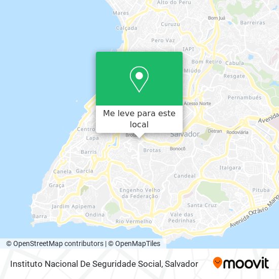 Instituto Nacional De Seguridade Social mapa
