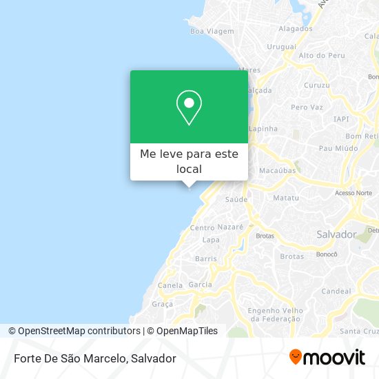 Forte De São Marcelo mapa