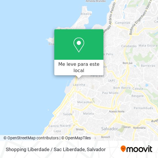 Shopping Liberdade / Sac Liberdade mapa