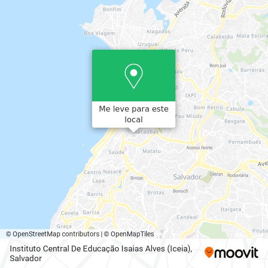 Instituto Central De Educação Isaias Alves (Iceia) mapa