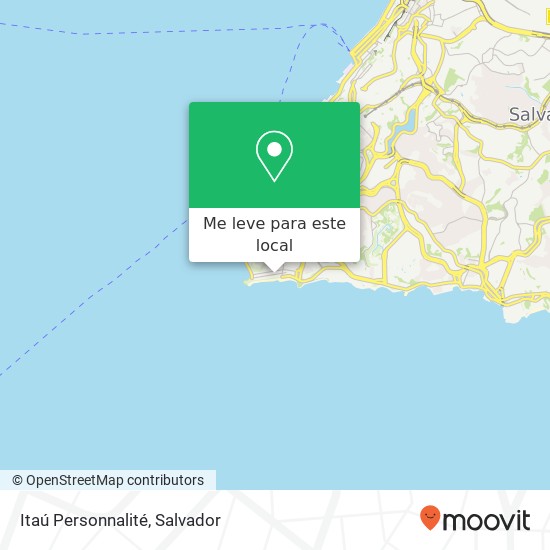 Itaú Personnalité mapa