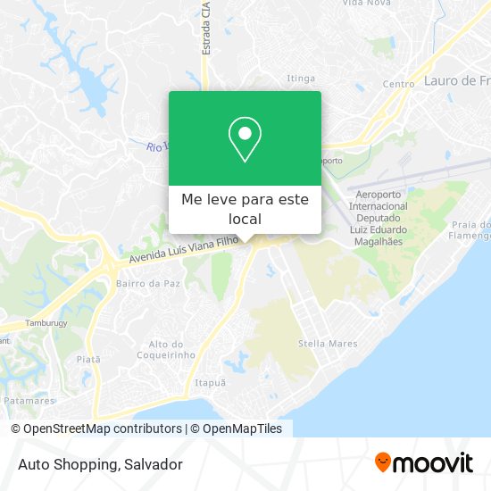 Auto Shopping mapa