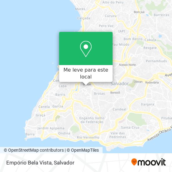 Empório Bela Vista mapa