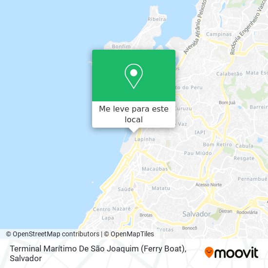 Terminal Marítimo De São Joaquim (Ferry Boat) mapa