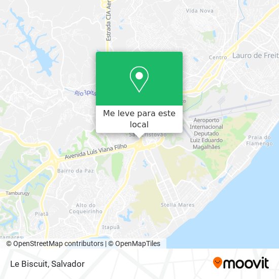 Le Biscuit mapa