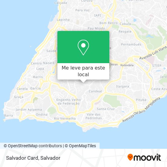 Salvador Card mapa
