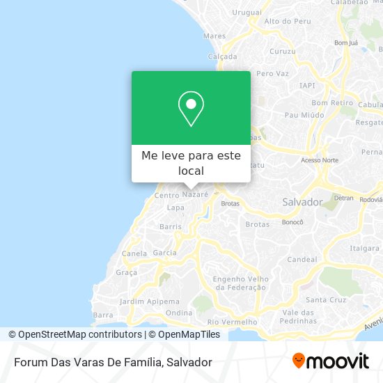 Forum Das Varas De Família mapa