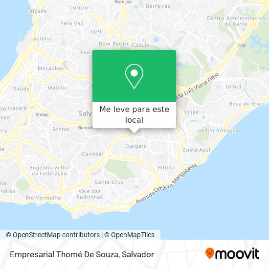 Empresarial Thomé De Souza mapa