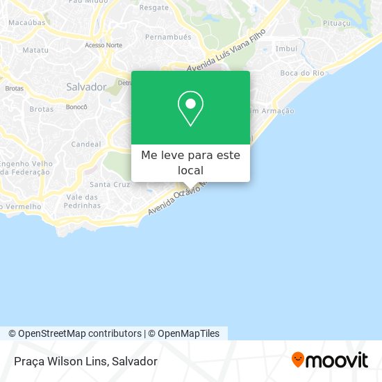 Praça Wilson Lins mapa