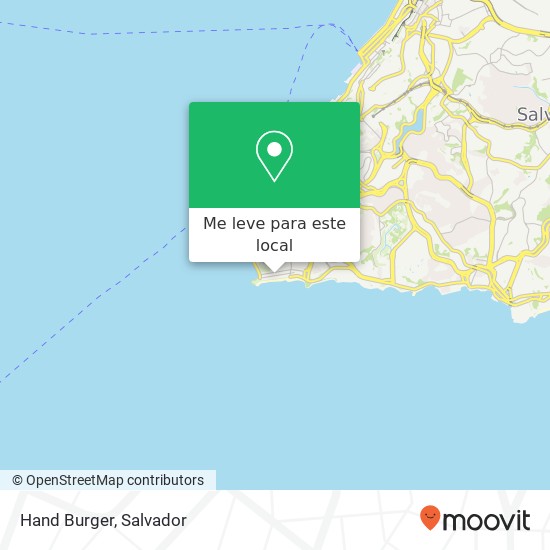 Hand Burger mapa