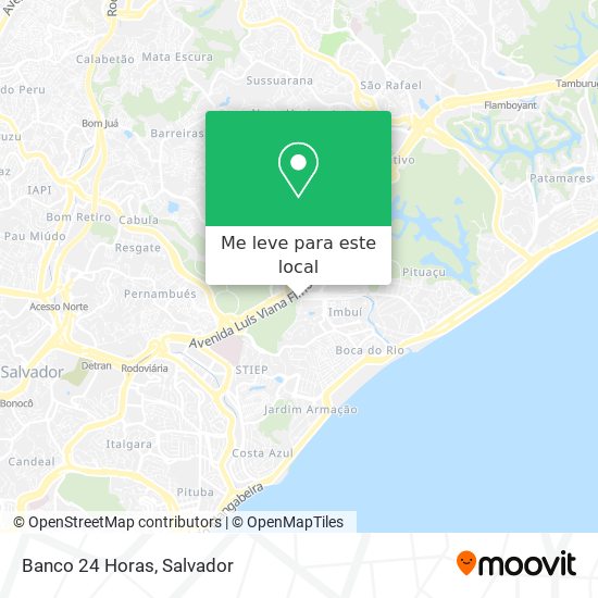 Banco 24 Horas mapa