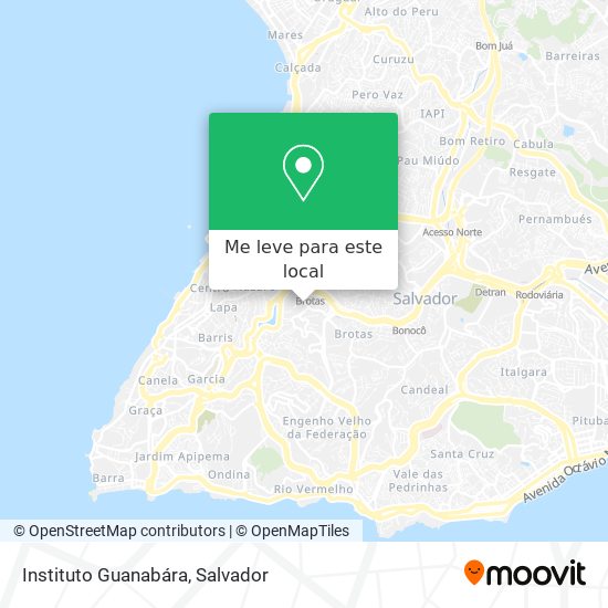 Instituto Guanabára mapa