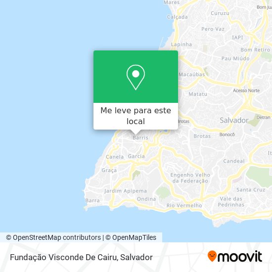 Fundação Visconde De Cairu mapa
