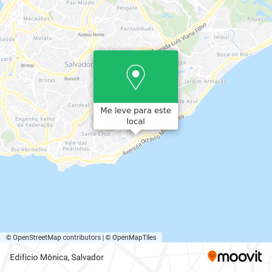 Edifício Mônica mapa