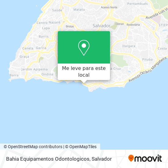 Bahia Equipamentos Odontologicos mapa