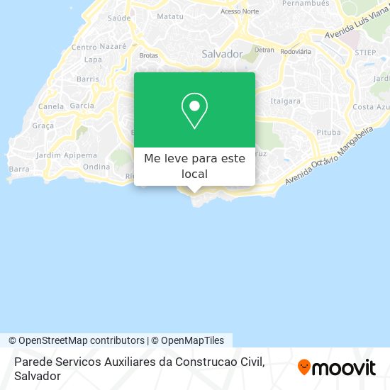 Parede Servicos Auxiliares da Construcao Civil mapa