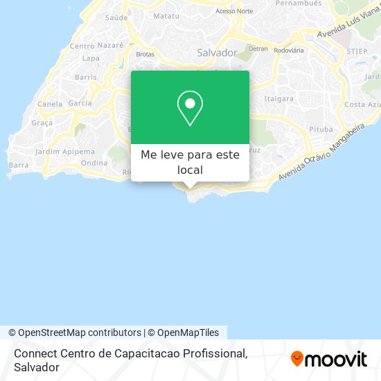 Connect Centro de Capacitacao Profissional mapa