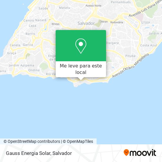 Gauss Energia Solar mapa