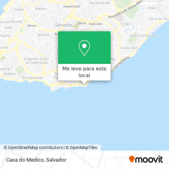Casa do Medico mapa