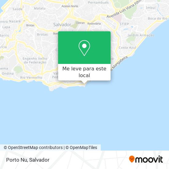 Porto Nu mapa
