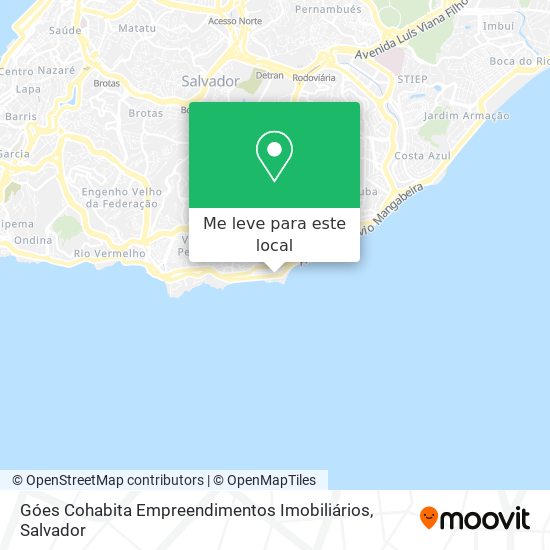 Góes Cohabita Empreendimentos Imobiliários mapa