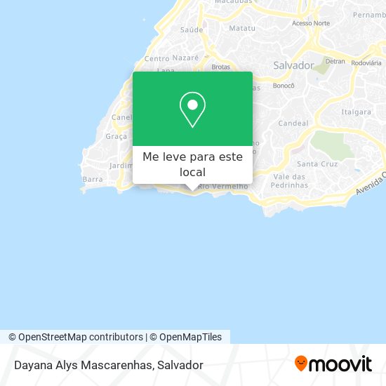 Dayana Alys Mascarenhas mapa