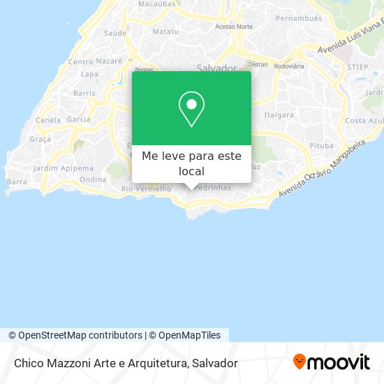 Chico Mazzoni Arte e Arquitetura mapa