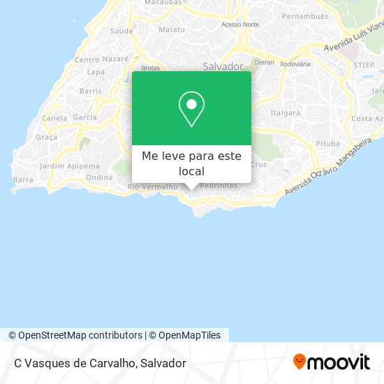 C Vasques de Carvalho mapa