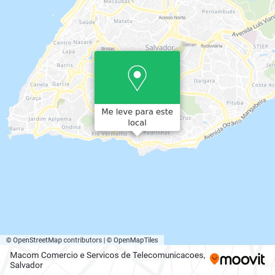 Macom Comercio e Servicos de Telecomunicacoes mapa