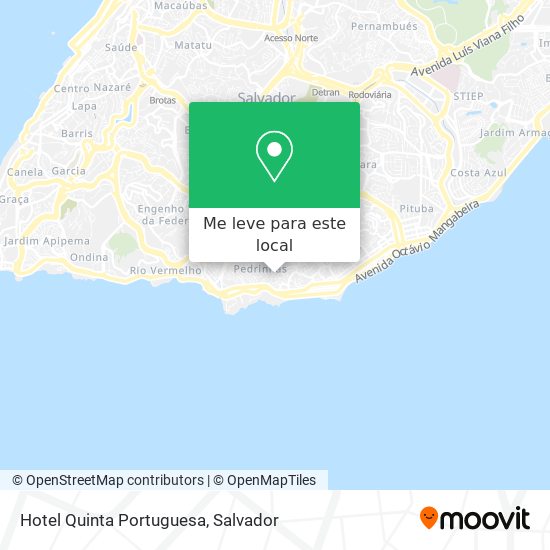 Hotel Quinta Portuguesa mapa