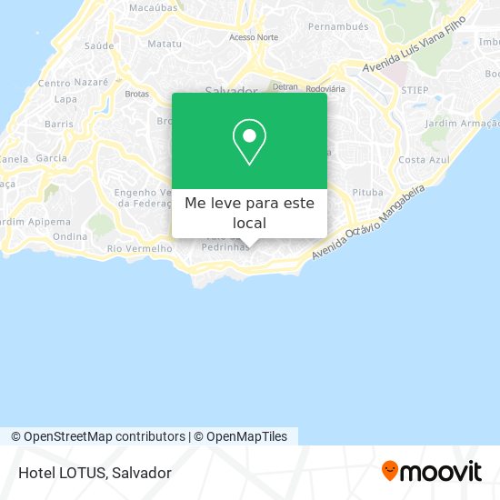 Hotel LOTUS mapa