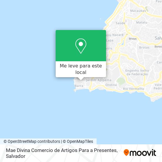 Mae Divina Comercio de Artigos Para a Presentes mapa