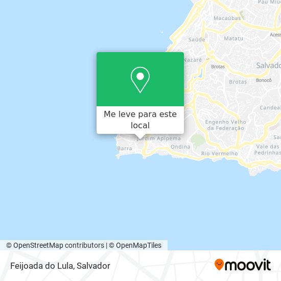 Feijoada do Lula mapa