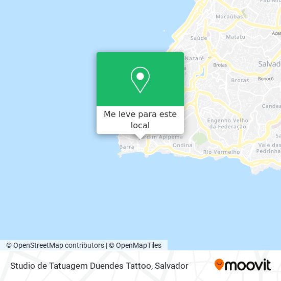 Studio de Tatuagem Duendes Tattoo mapa