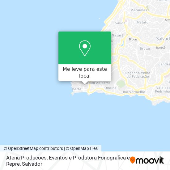 Atena Producoes, Eventos e Produtora Fonografica e Repre mapa