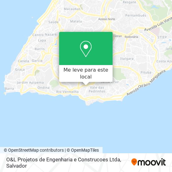 O&L Projetos de Engenharia e Construcoes Ltda mapa