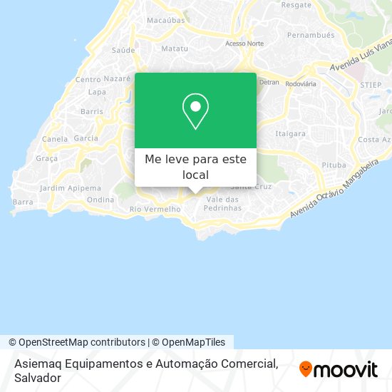 Asiemaq Equipamentos e Automação Comercial mapa
