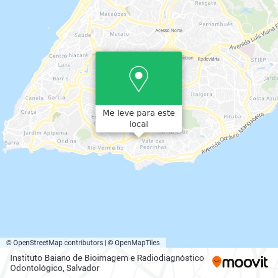 Instituto Baiano de Bioimagem e Radiodiagnóstico Odontológico mapa