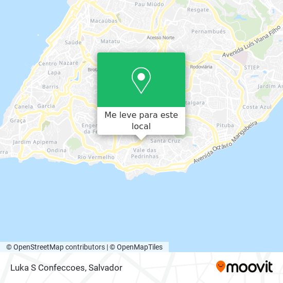 Luka S Confeccoes mapa