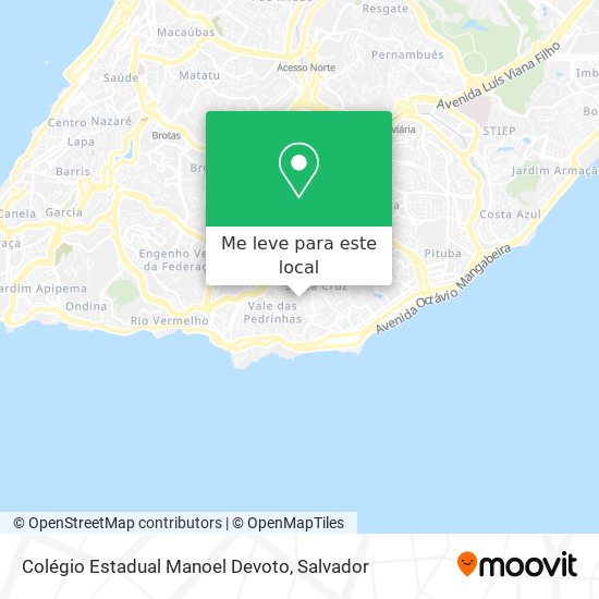 Colégio Estadual Manoel Devoto mapa
