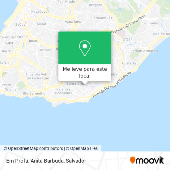 Em Profa. Anita Barbuda mapa