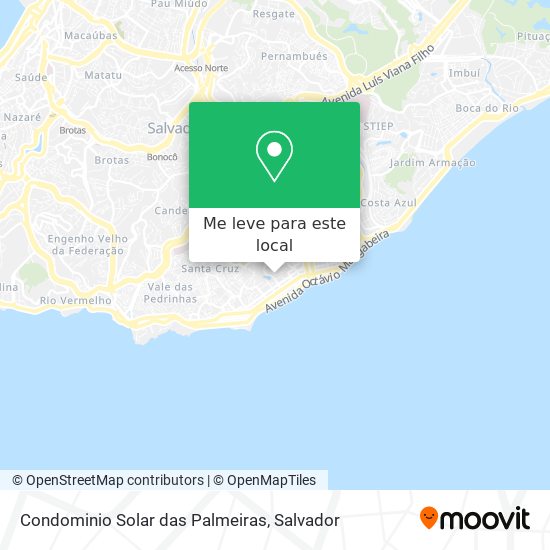 Condominio Solar das Palmeiras mapa